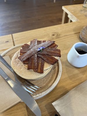 Protein pancakes   at Oat and Bean in Cardiff