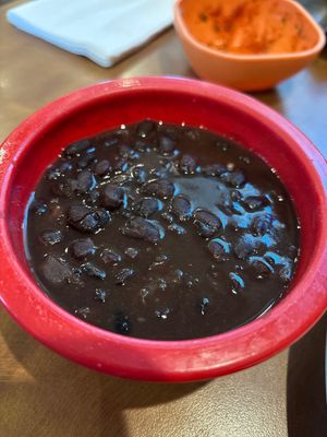 Black beans  at Salsa Restaurant & Bar in Tavares