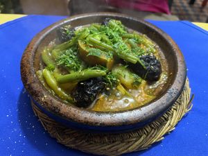 Vegetable tagine  at La Rose Du Sud in Essaouira