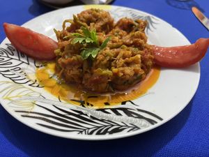 Courgette zaalouk   at La Rose Du Sud in Essaouira