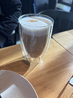 Latte Macchiato  at Waldcafé Blattwerk in Wershofen