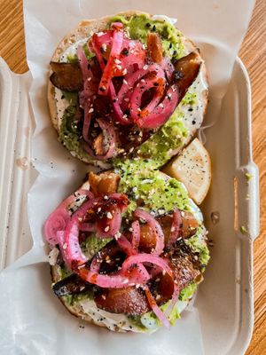  at Bavarian Bagel Co in Leavenworth