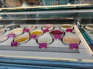 Lots of different flavors 🍡  at Sweet n joy  in Frankfurt