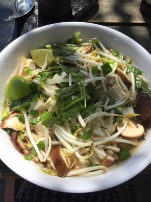 vegan pho at Pho Real in Charlotte