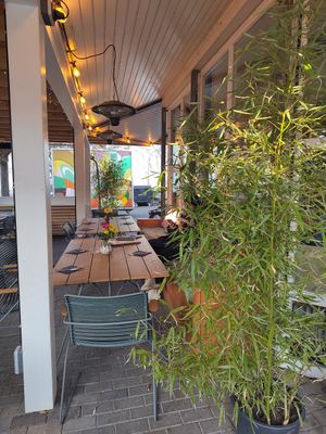 Outside at Herrlich Ehrlich in Trier