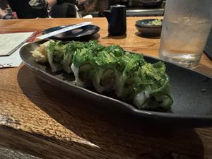 Vegetarian Roll Sushi (is actually vegan)  at Ukiyo in Savannah