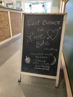 Smoothie special   at Greenstraw Cafe in Newtown