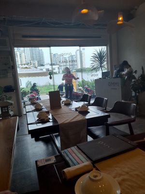 Inside at OMMI Vegetarian in Ho Chi Minh City