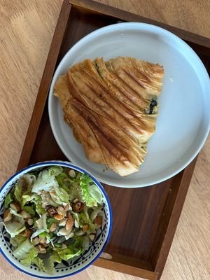 Grilled Cheese Spinach Croissant at Blessings Home & Café in Koh Phangan