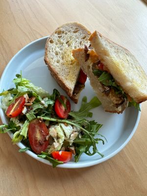 Ananda Sandwich in Sourdough Bread at Blessings Home & Café in Koh Phangan