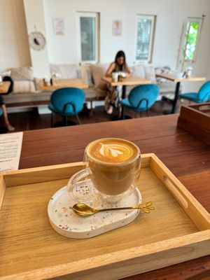 Cappuccino at Blessings Home & Café in Koh Phangan