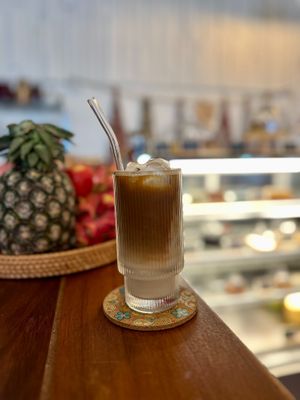 Ice Coffee at Blessings Home & Café in Koh Phangan