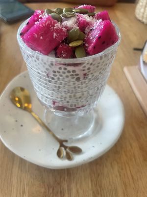 פודינג צ׳יה   at Blessings Home & Café in Koh Phangan