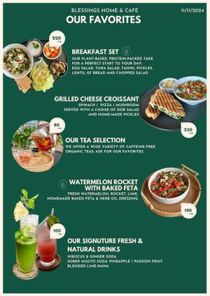 Some of our favorites  at Blessings Home & Café in Koh Phangan