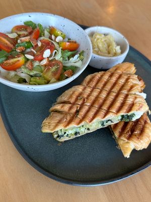 Spinach croissant at Blessings Home & Café in Koh Phangan