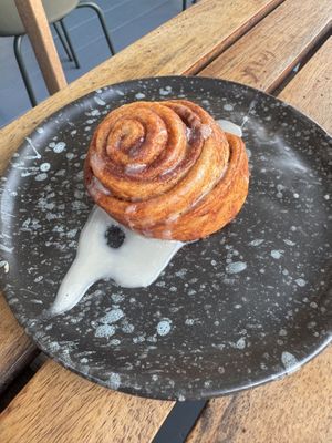 Cinnabon Roll  #Veganuary at Blessings Home & Café in Koh Phangan