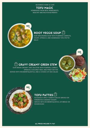 Menu 2026 at Blessings Home & Café in Koh Phangan