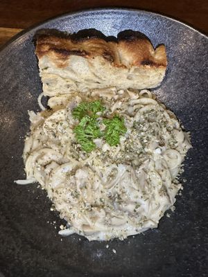 Vegan Pasta Carbonara   at Ver De Siargao in Siargao