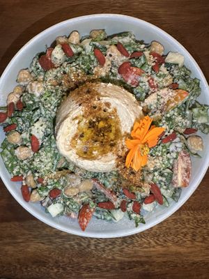 Vegan Humus Salad Bowl  at Ver De Siargao in Siargao