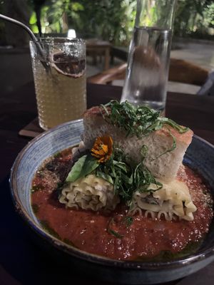 Maple lemonade and lasagne roll up (after 5pm)   at Ver De Siargao in Siargao