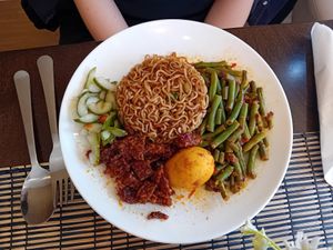 Vegetarian dish at Toko Cendana in The Hague