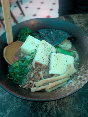 Yasai miso ramen at KIBOU in Cambridge