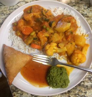 Take-out at India Palace in Provo