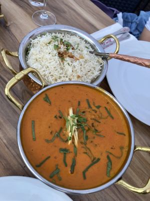 Curry and rice  at Ganesha in Bietigheim-bissingen