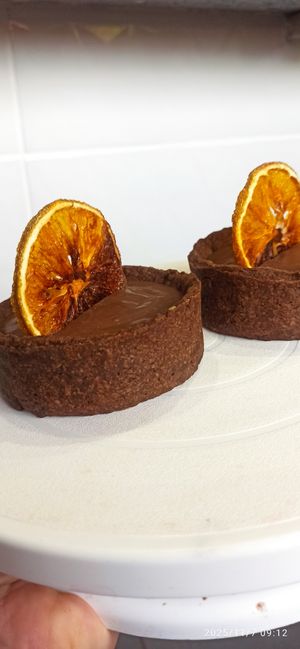 Torta de chocolate com trufa de laranja at Dani-C RockVeg in Apucarana