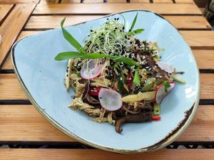 Asian noodle salad 🥗 at Soul Kitchen in Sofia