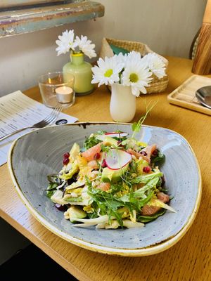 Grapefruit and orange salad  at Soul Kitchen in Sofia