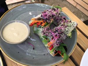 Thai salad roll at Soul Kitchen in Sofia