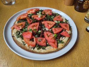 Mediterranean Pizza at Soul Kitchen in Sofia