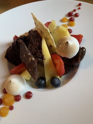 Brownie dessert  at Soul Kitchen in Sofia