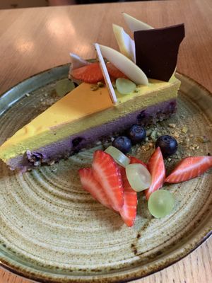 Mango cheesecake   at Soul Kitchen in Sofia