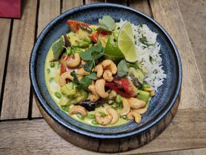 Curry with Broccoli at Soul Kitchen in Sofia