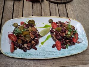 Flax Seeds Tacos with Red Beans at Soul Kitchen in Sofia