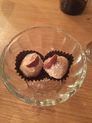 Chocolate and almond balls  at Soul Kitchen in Sofia