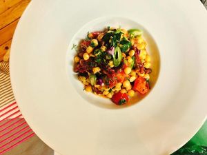 Roasted Chickpeas at Soul Kitchen in Sofia