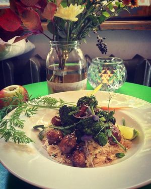 Basmati rice at Soul Kitchen in Sofia