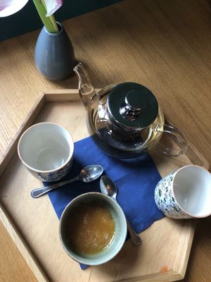 Honey is NOT vegan  at Soul Kitchen in Sofia