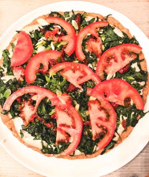 Vegan pizza  at Soul Kitchen in Sofia