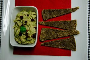 guacamole with crackers at Soul Kitchen in Sofia