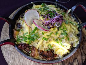 Potato-leek bake at Soul Kitchen in Sofia