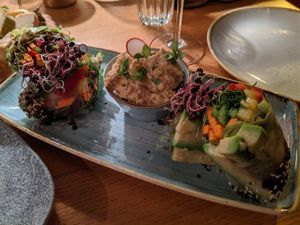 Summer rolls at Soul Kitchen in Sofia