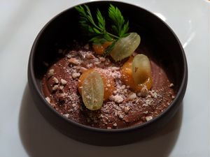 Chocolate mousse at Soul Kitchen in Sofia