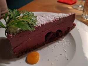 Cherry torta at Soul Kitchen in Sofia
