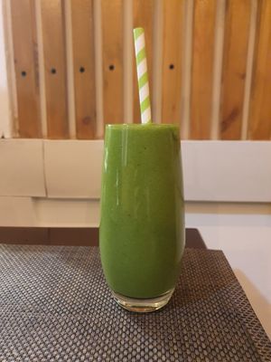 Green smoothie at Kebena Green in North West London