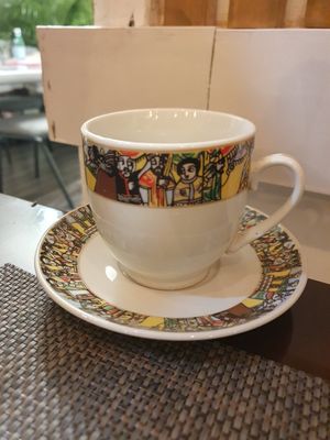 Cute teacups at Kebena Green in North West London