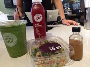 our meal at Raw Juce in Boca Raton